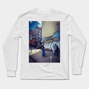 McGuinness Boulevard Greenpoint Brooklyn New York City Long Sleeve T-Shirt